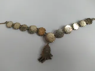 Collar Vintage Diseño Nativo Americano - Plata 950