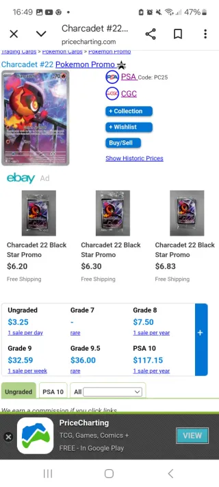 Carta Pokémon Charcadet Promo Sellada