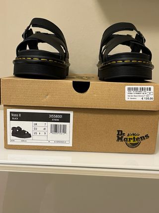 Sandali Dr. Martens Neri Tg 41