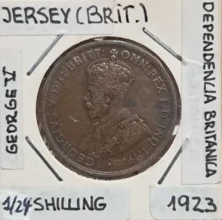 1/24 Shilling 1923 Jersey Brit.