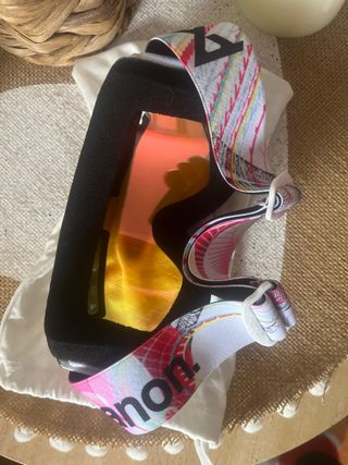 Gafas de esquí con lente naranja