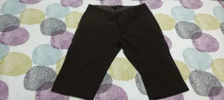 Pantalón chino corto marrón de invierno #zara