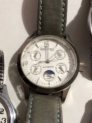 Lotto Orologi Anrou, Guess Argento Bianco,eberhard