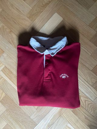 Polo H&M Rojo Manga Larga