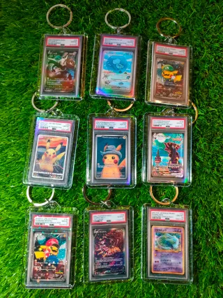 PSA Pokemon TCG Cards llavero