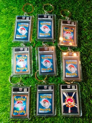 PSA Pokemon TCG Cards llavero