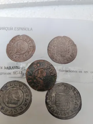 Moneda 16 Maravedís Monarquía Española