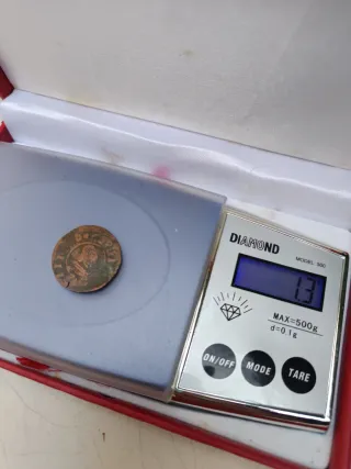 Moneda 16 Maravedís Monarquía Española