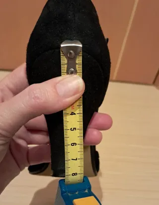 Zapatos ante negro talla 38