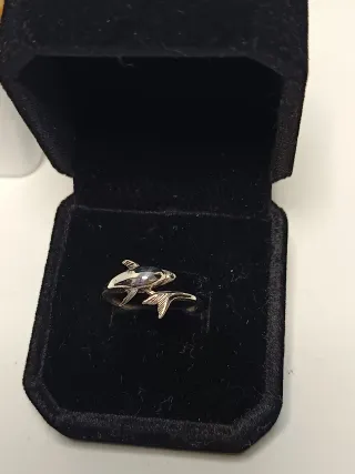 Anillo Plata 925 Delfín