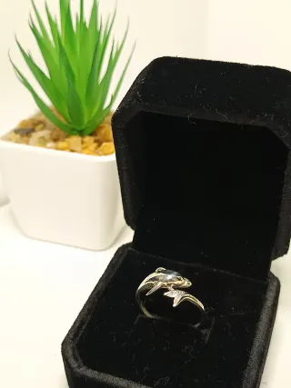 Anillo Plata 925 Delfín