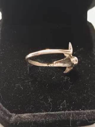 Anillo Plata 925 Delfín