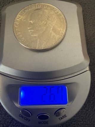 1 Peso Cuba 1953 Plata