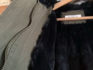 Parka forrada verde caki