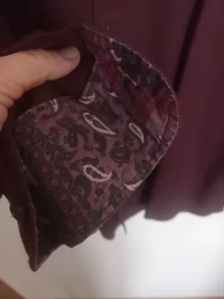 Camicia uomo FB bordeaux taglia L