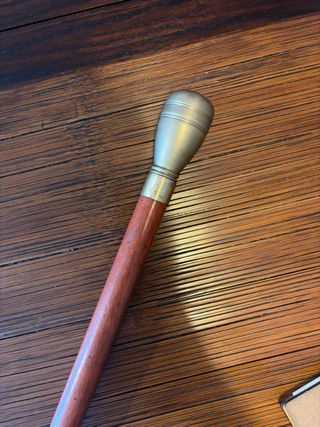 Bastón náutico decorativocon brújula y reloj solar