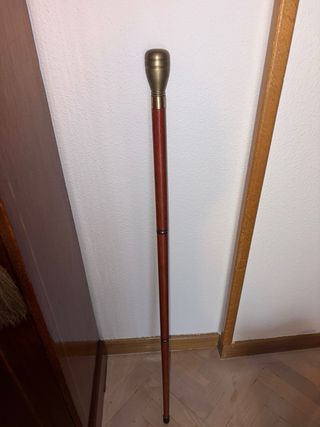 Bastón náutico decorativocon brújula y reloj solar