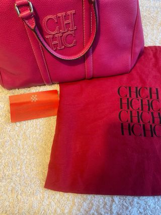 Bolso CH Carolina Herrera Rosa Piel