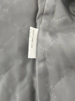 Chaleco Piel Conejo Gris. Talla equivalente a M.