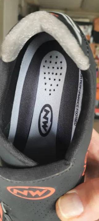 Scarpe Northwave Ciclismo Nero Arancio