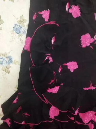 Traje flamenca negro mujer