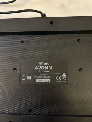 Tastiera Gaming Trust Nera - Come Nuova