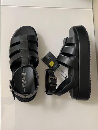 Sandali Buffalo Neri Tg 41