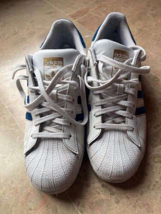 Adidas Superstar Blancas Talla 45 1/3
