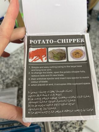 Cortador de Patatas para la cocina