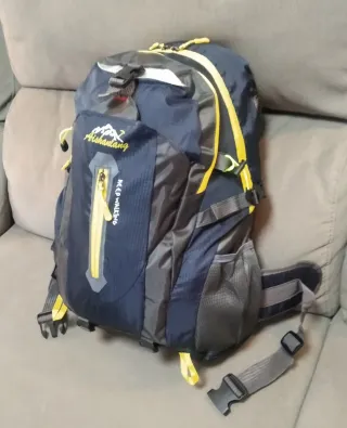 Mochila Técnica 35L Azul/Gris