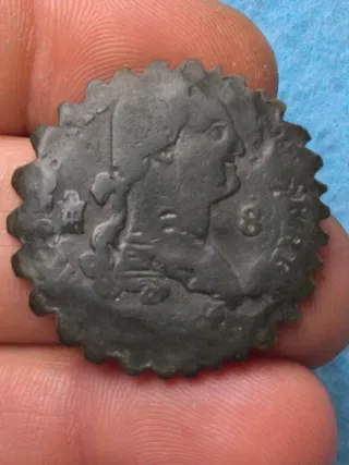 Carlos IV 8 maravedis borde aserrado