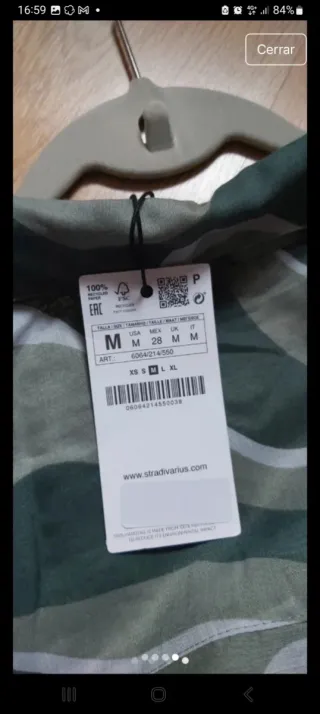 Camisa Stradivarius Talla M