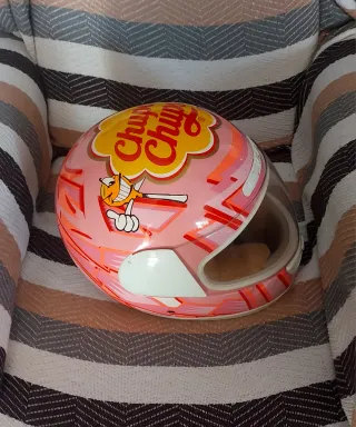 Casco Moto Chupa Chups Rosa