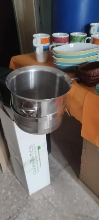 Freidora doble acero inoxidable