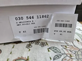 Sandalias Geox doradas y plateadas talla 41