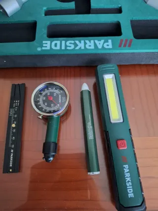 Llave de rueda con cojín y juego de mantenimiento