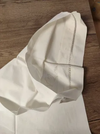 Juego sábanas bordadas vintage Viuda de Tolra