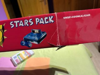 Caja Super Nintendo Super Mario 5 Stars Pack