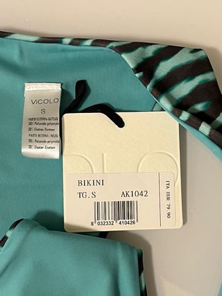 Bikini Vicolo fantasia zebra taglia S