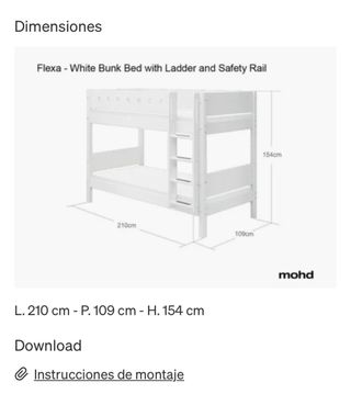 Litera Flexa Blanca. Perfecto estado.Urge vender!