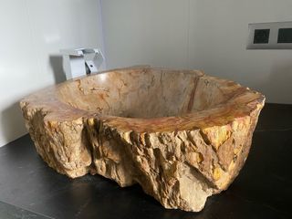 Lavabo Mosavit Fosil Piedra Natural Beige