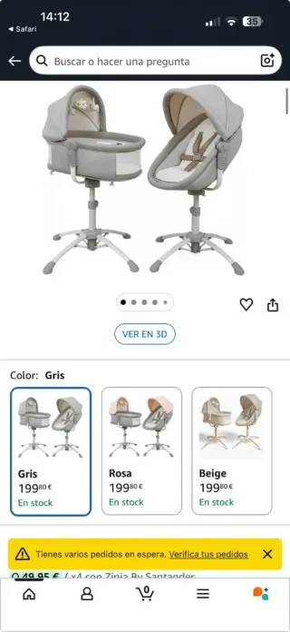 Cuna 4 en 1 Bebé Luxe