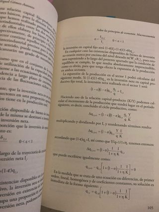 Libro: Sobre los principios de Economia -