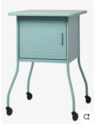 Mesilla auxiliar metálica con ruedas