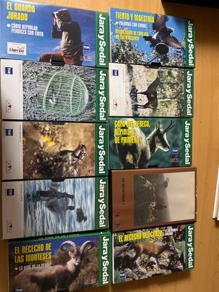 Pack 10 Cintas VHS Documentales Caza