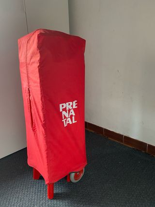 Cuna de viaje Roja