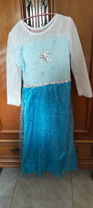 Disfraz infantil azul y amarillo