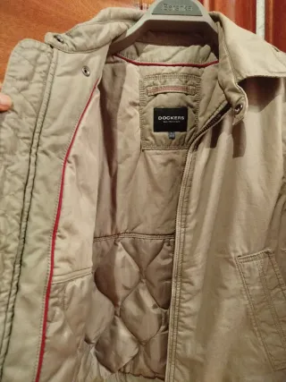 Chaqueta Dockers Beige Hombre