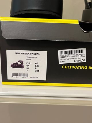 Sandali Buffalo Neri Tg 40