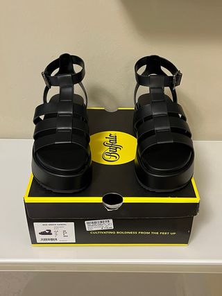 Sandali Buffalo Neri Tg 40